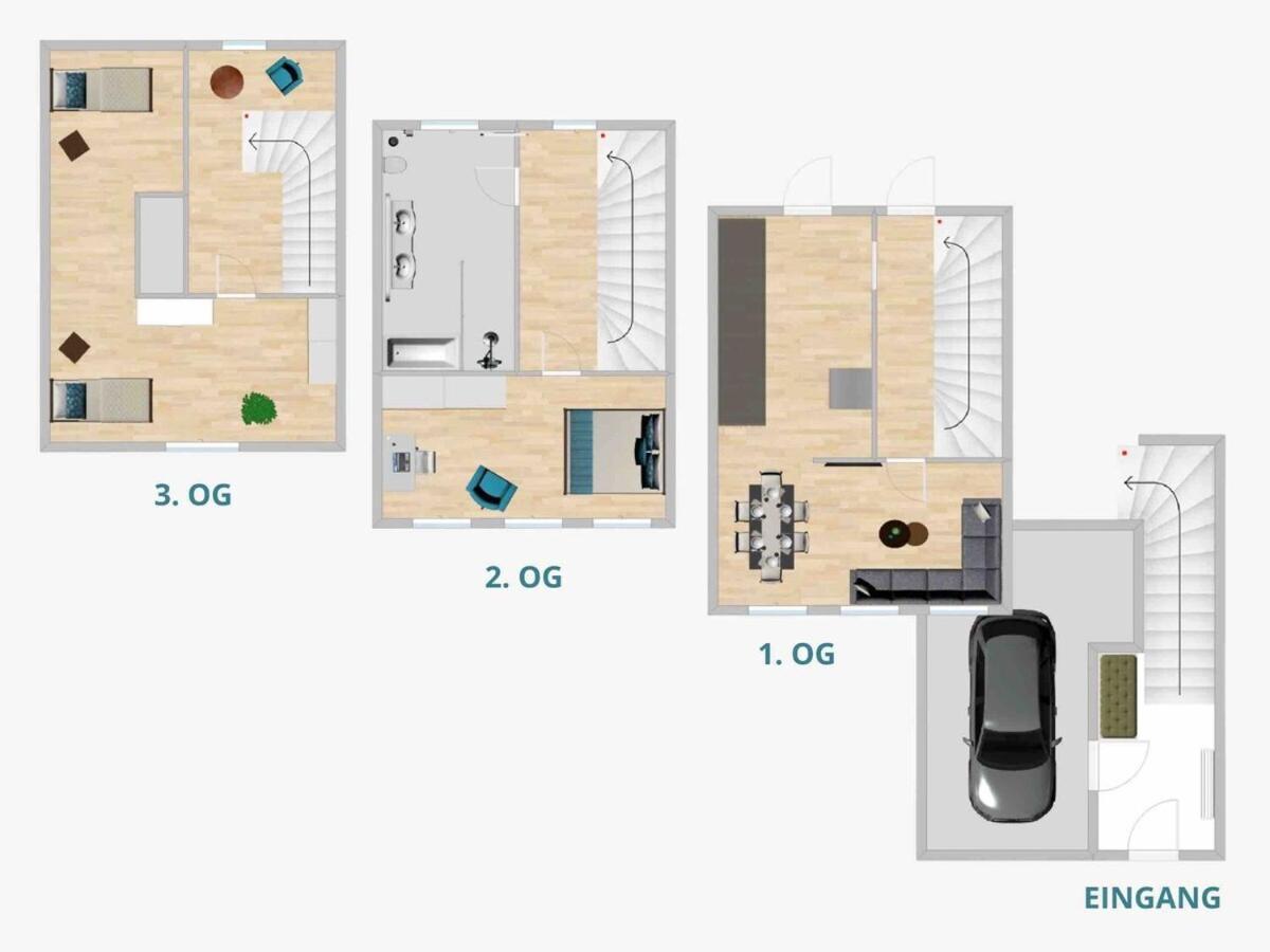 Discovair Traben-Trarbach - Ferienhaus Fuer 6 Personen Mit Netflix Διαμέρισμα Δωμάτιο φωτογραφία